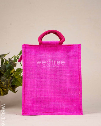 Jute Bag with Pichwai Design - WBG1760 Jute Bags