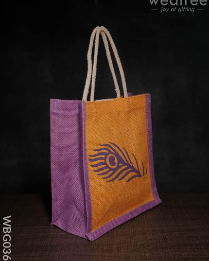 Jute Bag With Rope Handles - Wbg0366 Bags