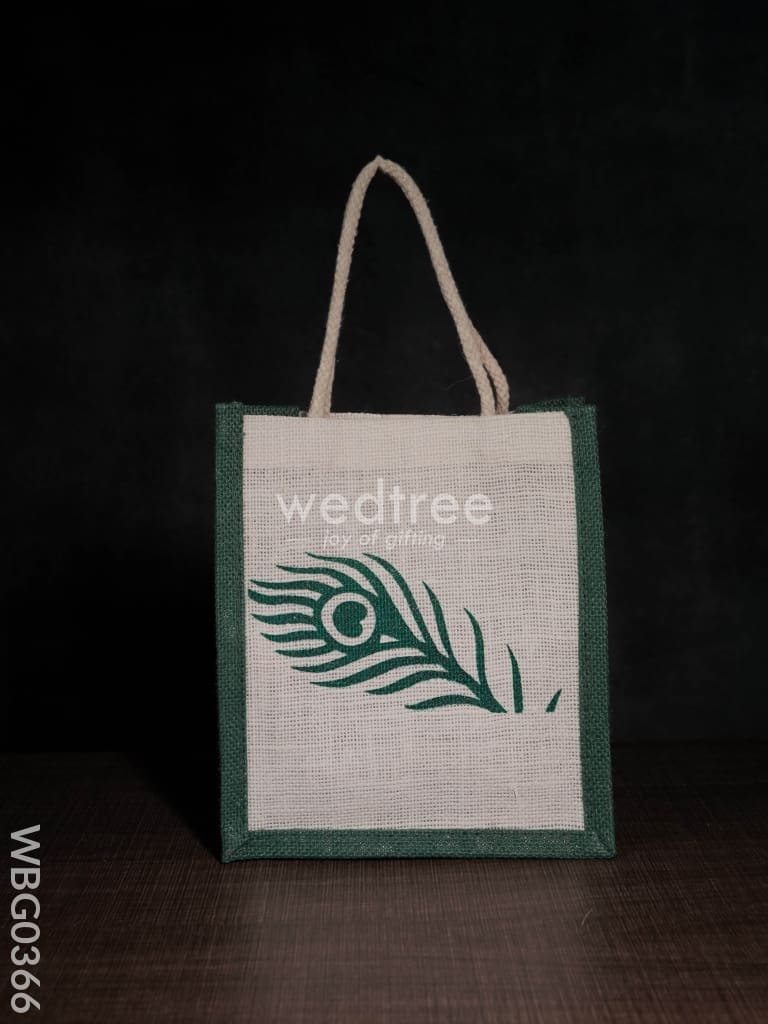 Jute Bag with Rope Handles WBG0366 – Wedtree