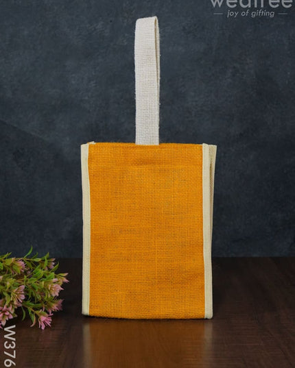 Jute Bag With Velcro - W3765 Bags