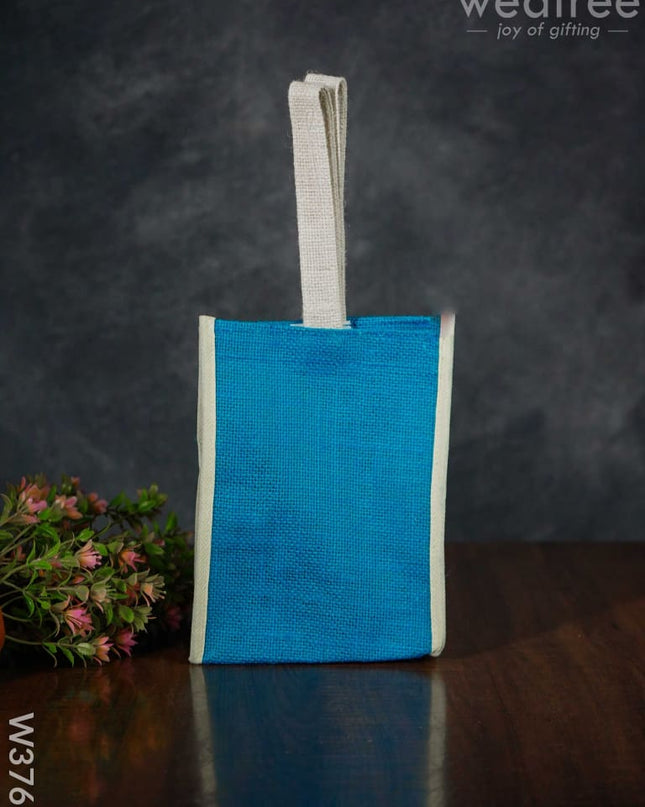 Jute Bag With Velcro - W3765 Bags