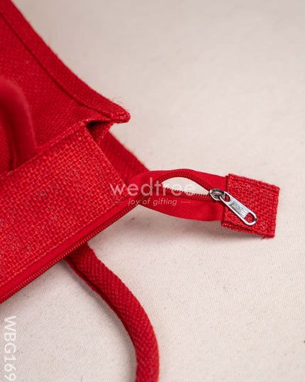 Jute Bag with Warli Print - WBG1699 Jute Bags