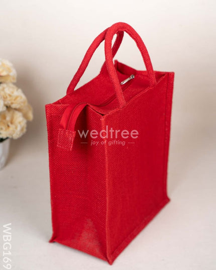 Jute Bag with Warli Print - WBG1699 Jute Bags