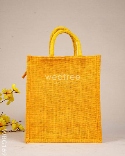 Jute Bag with Warli Print - WBG1699 Jute Bags