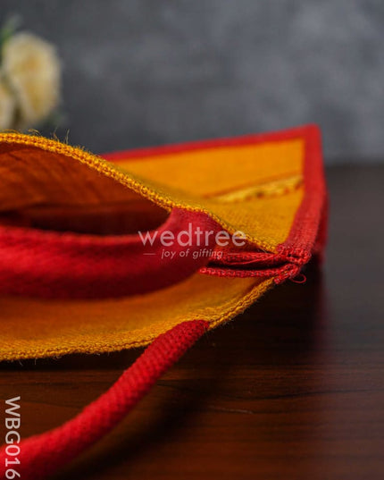 Jute Bag With Zari - Wbg0168 Bags