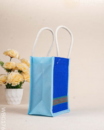 Jute Bag - Zari Border - WBG1769 Jute Bags