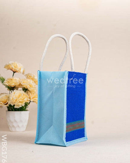 Jute Bag - Zari Border - WBG1769 Jute Bags
