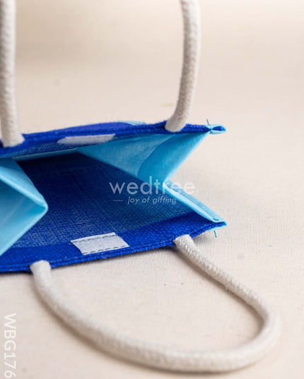 Jute Bag - Zari Border - WBG1769 Jute Bags