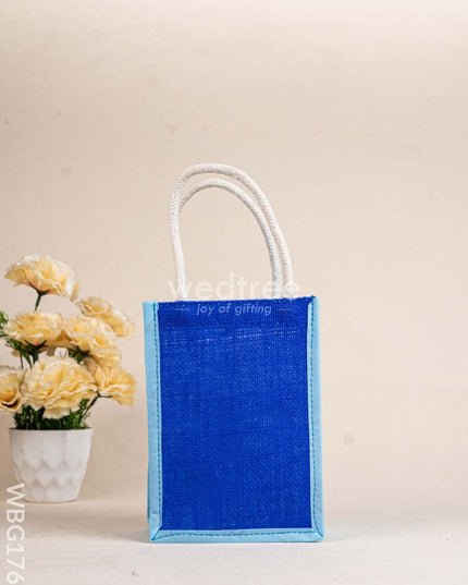 Jute Bag - Zari Border - WBG1769 Jute Bags
