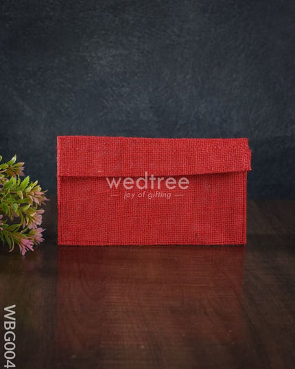 Jute Envelope Purse - Wbg0048 Bags