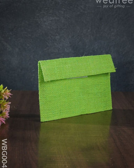 Jute Envelope Purse - Wbg0048 Bags