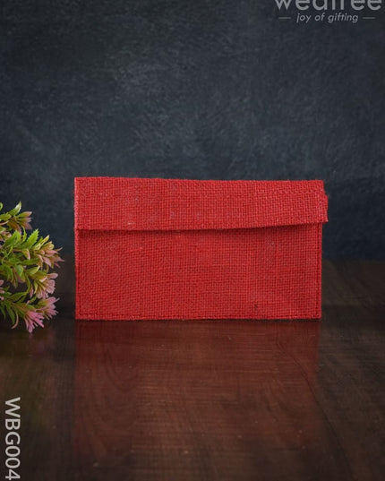 Jute Envelope Purse - Wbg0048 Bags