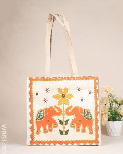 Jute Handbag - WBG1690 Jute Bags