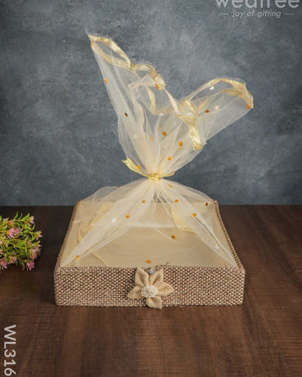 Jute Net Tissue Basket - Set Of 3 Wl3169 Wedding Essentials