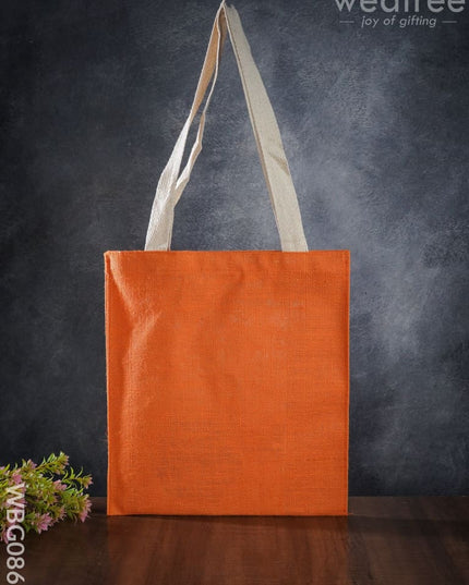 Jute Shopping Bag With Thread Handle - Wbg0865 Bags