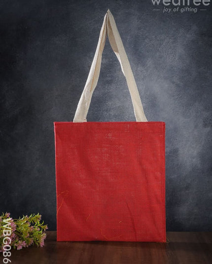 Jute Shopping Bag With Thread Handle - Wbg0865 Bags