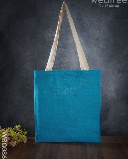 Jute Shopping Bag With Thread Handle - Wbg0865 Bags