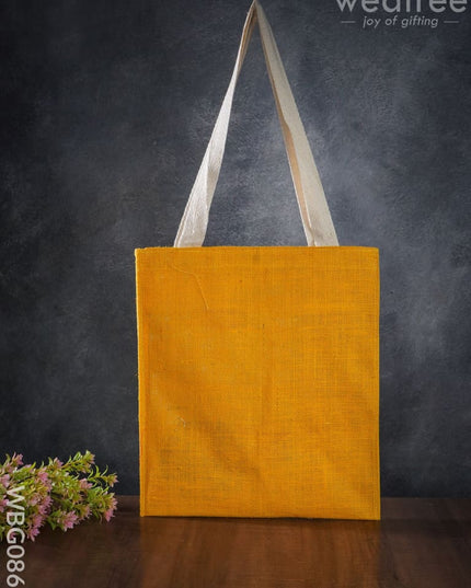 Jute Shopping Bag With Thread Handle - Wbg0865 Bags