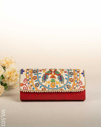 Jute Sling Bag with Embroidery - WL5018 Sling Bags