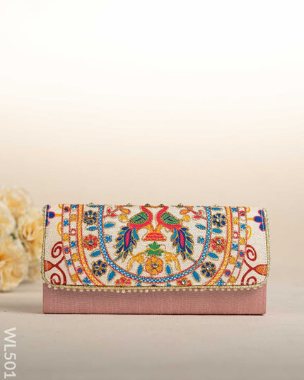 Jute Sling Bag with Embroidery - WL5018 Sling Bags