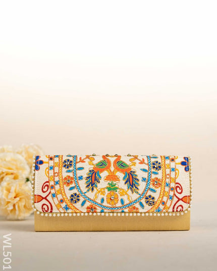 Jute Sling Bag with Embroidery - WL5018 Sling Bags
