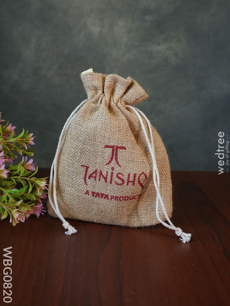 Jute String Bag With Customization Print - Wbg0820 Bags