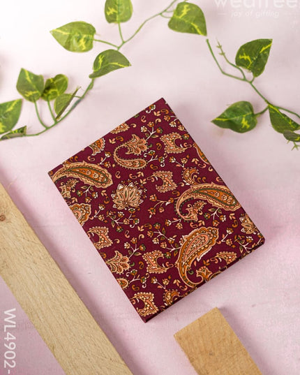 Kalamkari Handmade Diary - 6*5 inch - WL4902-1 Diaries & Notepads
