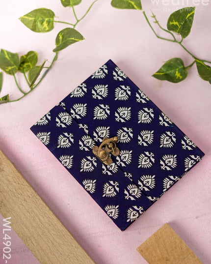 Kalamkari Handmade Diary - 6*5 inch - WL4902-2 Diaries & Notepads