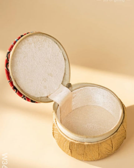 Kalamkari Jewel Box 4 inch - W3639 - Jewellery Holders RG