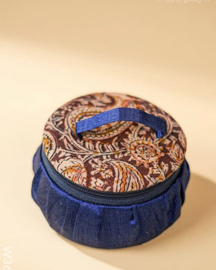 Kalamkari Jewel Box 4 inch - W3639 - Jewellery Holders RG