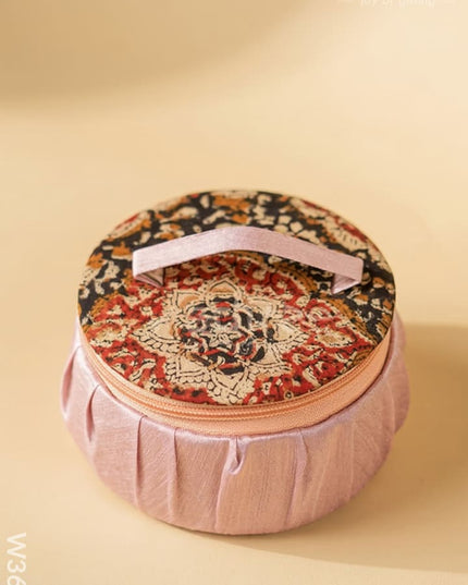 Kalamkari Jewel Box 4 inch - W3639 - Jewellery Holders RG