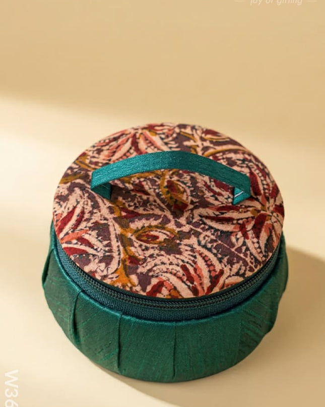 Kalamkari Jewel Box 4 inch - W3639 - Jewellery Holders RG