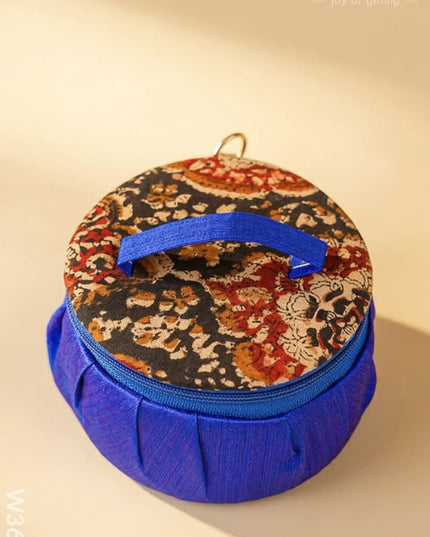 Kalamkari Jewel Box 4 inch - W3639 - Jewellery Holders RG