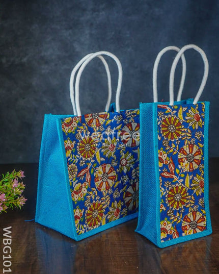 Kalamkari Jute Bag Combo - Wbg1019 Bags