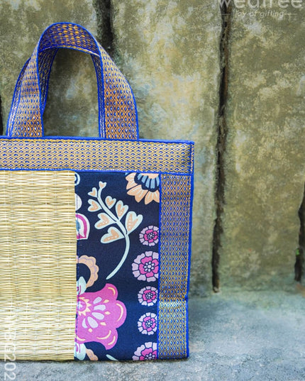 Kalamkari Korai Handbag - 8X8 inch - WBG2021 - Hand Bags