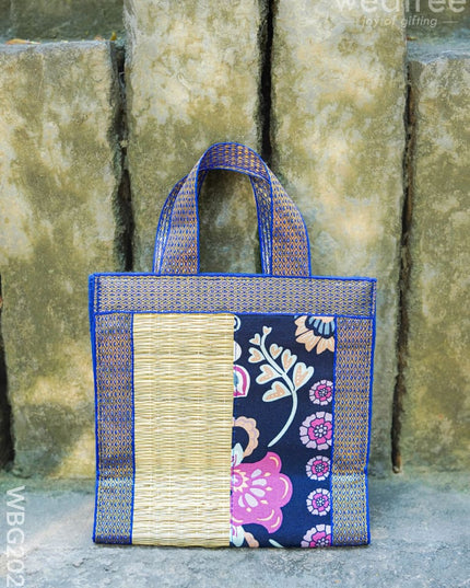 Kalamkari Korai Handbag - 8X8 inch - WBG2021 - Hand Bags