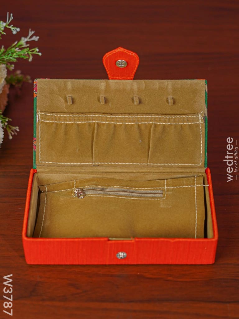 Kalamkari Rectangle Jewel Box - W3787 Jewellery Holders