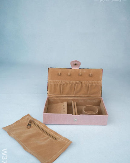 Kalamkari Rectangle Jewel Box - W3787 - Jewellery Holders RG