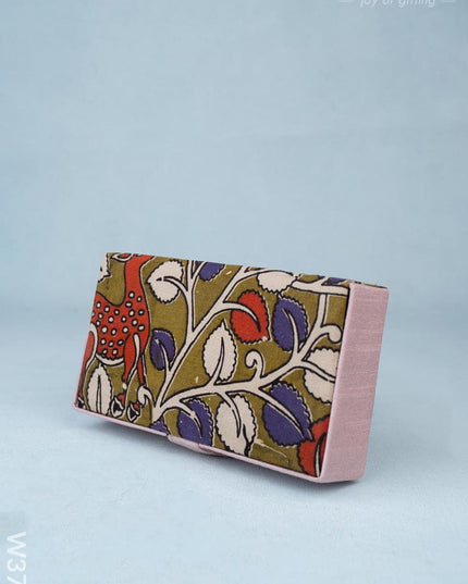 Kalamkari Rectangle Jewel Box - W3787 - Jewellery Holders RG