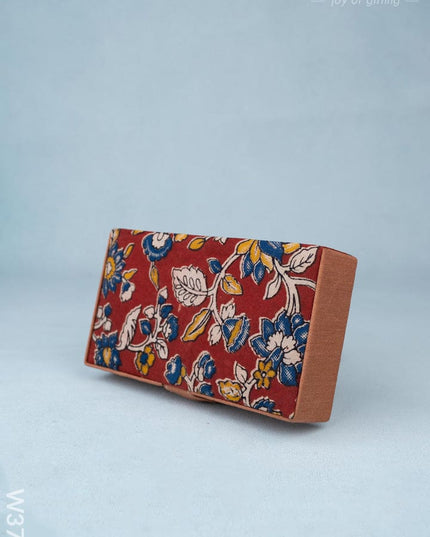 Kalamkari Rectangle Jewel Box - W3787 - Jewellery Holders RG