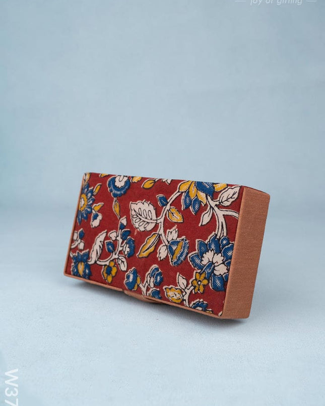 Kalamkari Rectangle Jewel Box - W3787 - Jewellery Holders RG