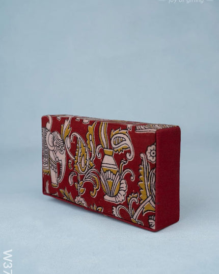 Kalamkari Rectangle Jewel Box - W3787 - Jewellery Holders RG