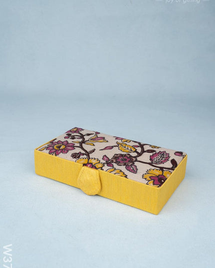 Kalamkari Rectangle Jewel Box - W3787 - Jewellery Holders RG