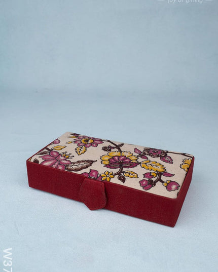 Kalamkari Rectangle Jewel Box - W3787 - Jewellery Holders RG