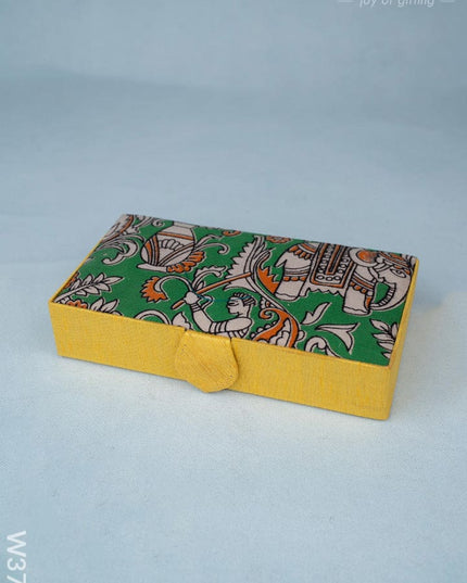 Kalamkari Rectangle Jewel Box - W3787 - Jewellery Holders RG