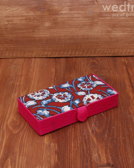 Kalamkari Rectangle Jewel Box - W3787 Jewellery Holder