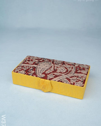 Kalamkari Rectangle Jewel Box - W3787 - Jewellery Holders RG