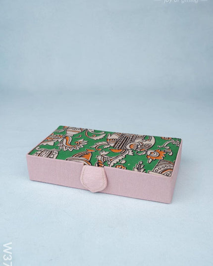 Kalamkari Rectangle Jewel Box - W3787 - Jewellery Holders RG