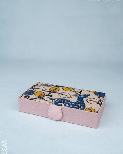 Kalamkari Rectangle Jewel Box - W3787 - Jewellery Holders RG