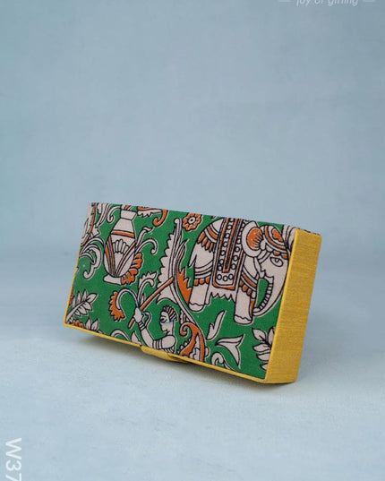 Kalamkari Rectangle Jewel Box - W3787 - Jewellery Holders RG
